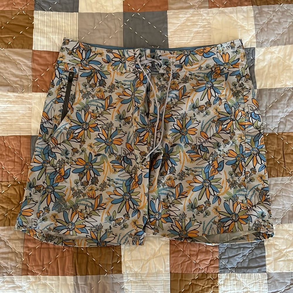 Mens stio swim trunks board shorts medium 32 x 16